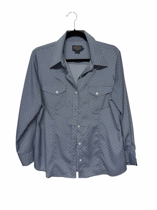 Pendleton Tops - Pendleton Blue Dot-Print Button-Up Shirt